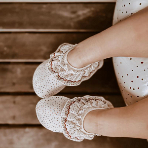 Аквашузы Mrs. Ertha "Unique Dots", шоколадная крошка